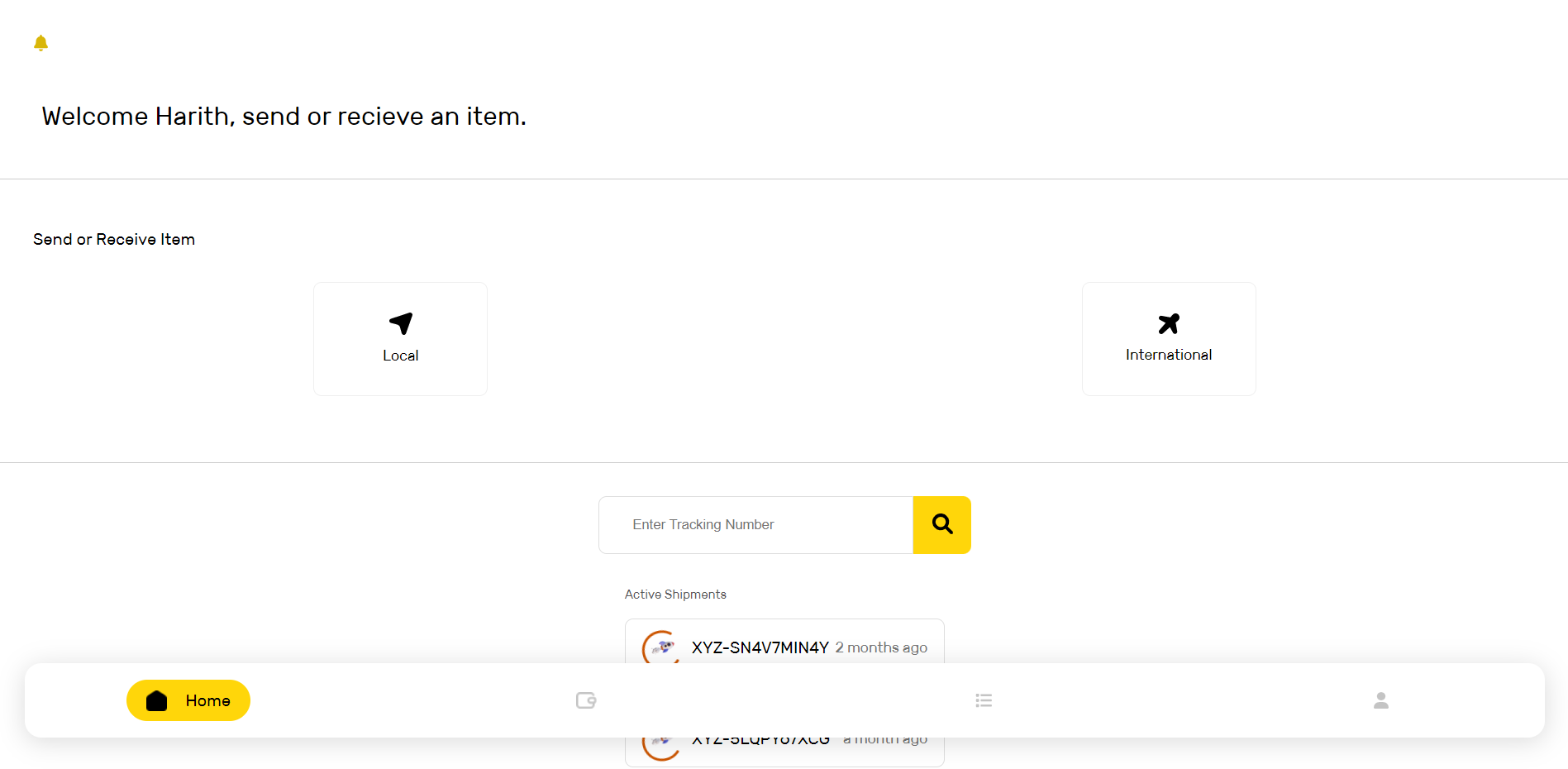 Logistics App