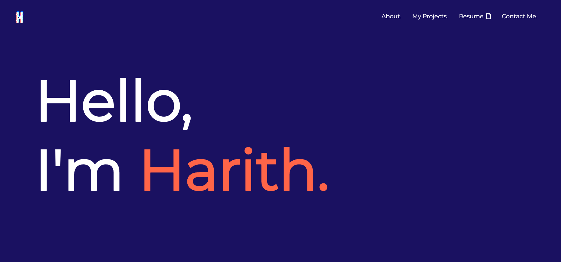 Harith's Portfoilio 1