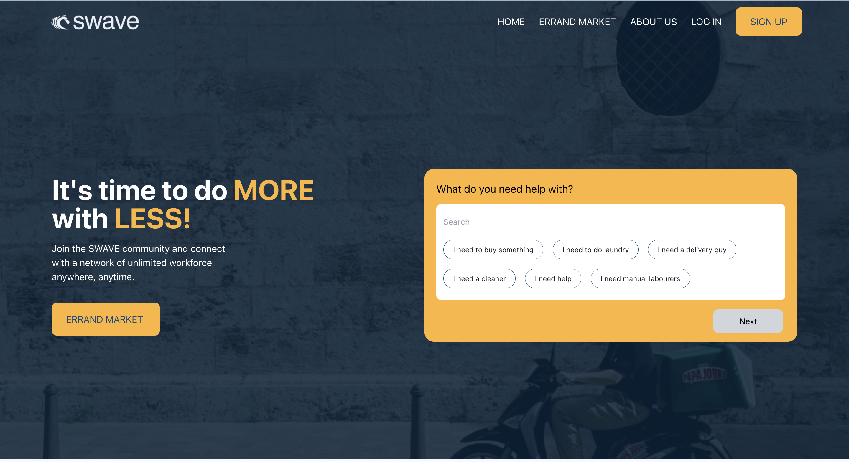Swave - Errand App